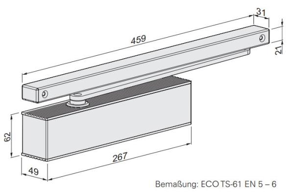ECO Gleitschienenschließer TS 61 – EN 5-6